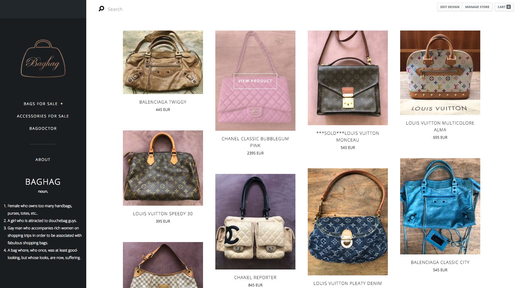 Baghag - website